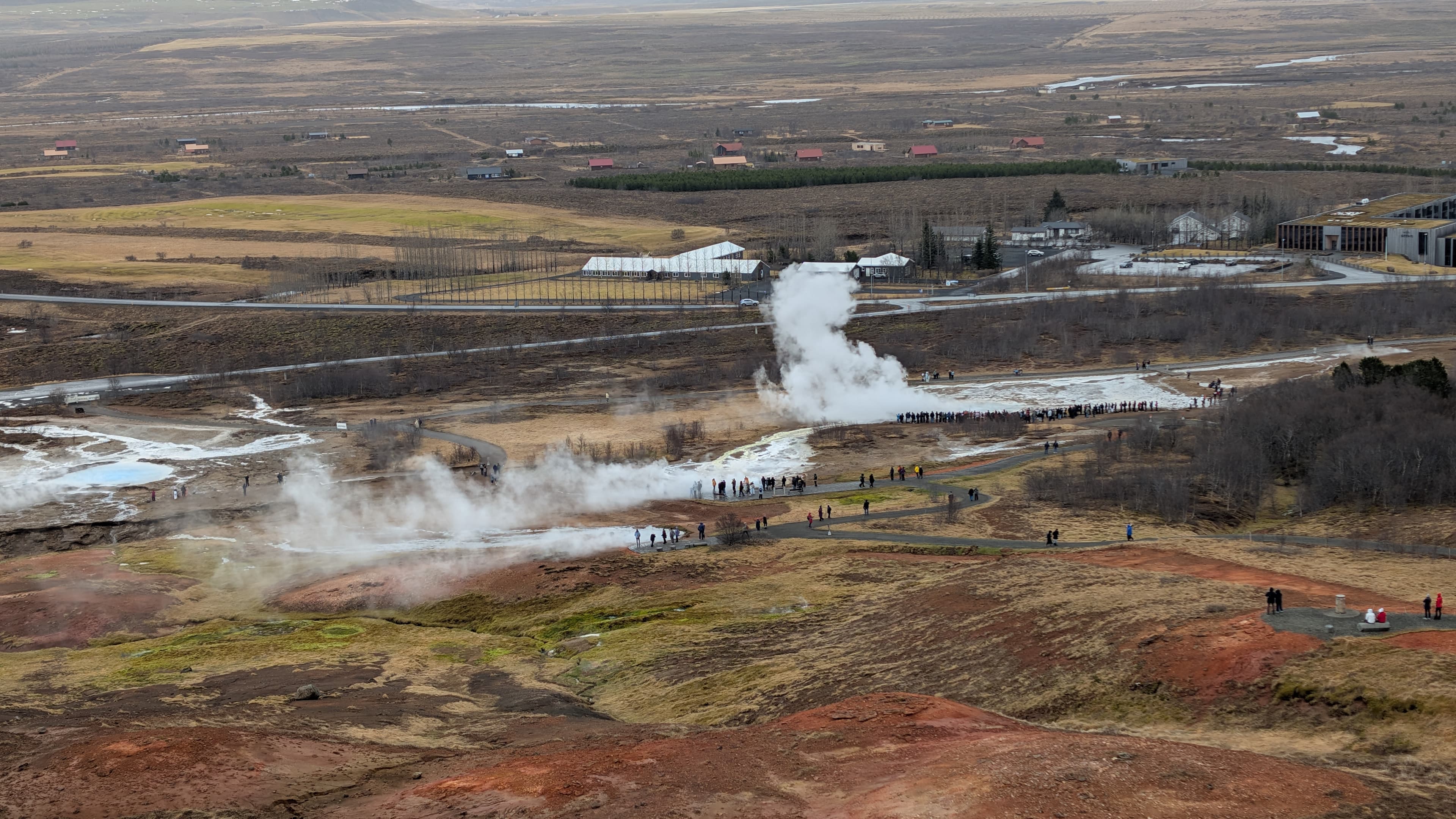 Geyser Strokkur en éruption